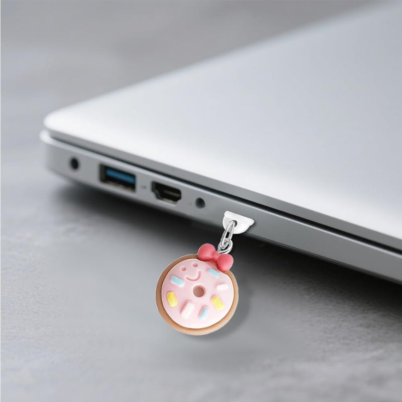 QPIXVB 3PCS Dust Plug Charm Type C,Kindle Dust Plug Charm,Strawberry Kindle Paperwhite Accessories for Readers Book Lover Women Men Teachers Students - Image 5